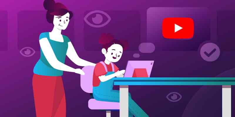 young boy on YouTube, internet safety