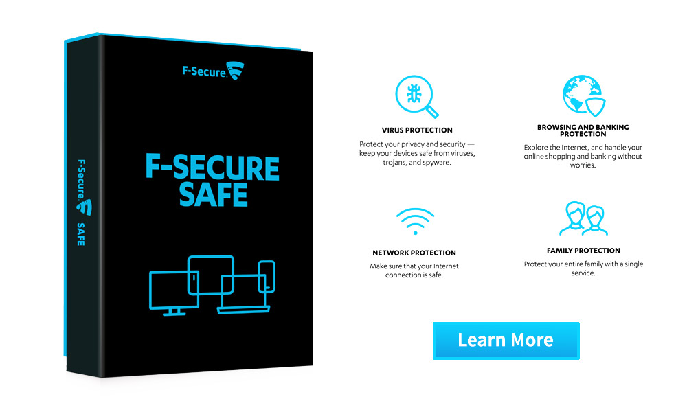 F-Secure F-Secure Internet safety Ireland - best antiviruses